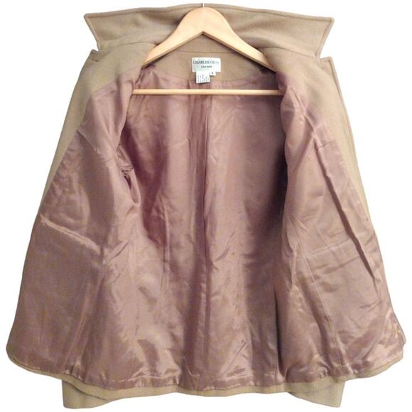 Charles Gray London Wool / Cashmere Blazer Jacket, Size S, Tan NWOT - Picture 3 of 8